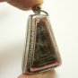 BLACK PHRA PONG SUPAN THAI ANTIQUE BUDDHA BLESSED AMULET LUCKY LOVE RICH PENDANT