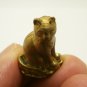 MAGIC LUCKY CAT MINI FIGURINE LOVE AMULET MIRACLE BLESSED 1980S THAI CHARM GIFT
