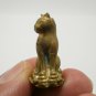 MAGIC LUCKY CAT MINI FIGURINE LOVE AMULET MIRACLE BLESSED 1980S THAI CHARM GIFT