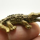 CROCODILE MINI AMULET MAGIC MIRACLE REAL BLESSED THAI WEALTH RICH LUCKY GAMBLE