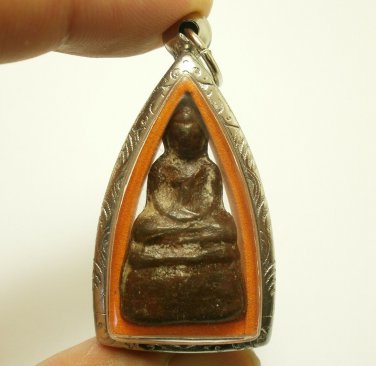 PHRA CHIANGSAN ANTIQUE AMULET PENDANT BUDDHA BLESS LUCKY LIFE HAPPY RICH SUCCESS