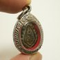LORD BUDDHA SAMADHI IN SACRED LEAF BLESSED IN 1930s AMULET LUCKY LIFE PROTECTION