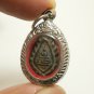 LORD BUDDHA SAMADHI IN SACRED LEAF BLESSED IN 1930s AMULET LUCKY LIFE PROTECTION