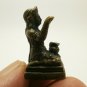 NANGKWAK 2 HANDS THAI MINI AMULET LADY CALL GOOD LUCK MONEY RICH TRADE TALISMAN