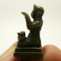 NANGKWAK 2 HANDS THAI MINI AMULET LADY CALL GOOD LUCK MONEY RICH TRADE TALISMAN