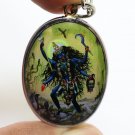 MAHAKALI KALI BIG PENDANT KALIKA DURGA UMA DEVI GODDESS SHAKTI HINDU OM LOCKET