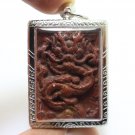 SOMDEJ JAOSUA DRAGON EMPEROR WAT RAKANG BLESSED IN 1975 GOOD FORTUNE BIG PENDANT
