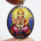 LORD GANESHA GOD OF WISDOM SUCCESS BLESS OM PENDANT GANESH ENERGIZE HINDU LOCKET