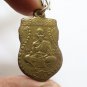 LP JONG SEMA COIN BLESSED 1942 THAI BUDDHA AMULET PROTECTION LUCKY RICH PENDANT