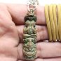 TAKRUT PHRA PIDTA MAGIC COBRA ON RAHU OM JUN THAI BUDDHA AMULET PENDANT NECKLACE