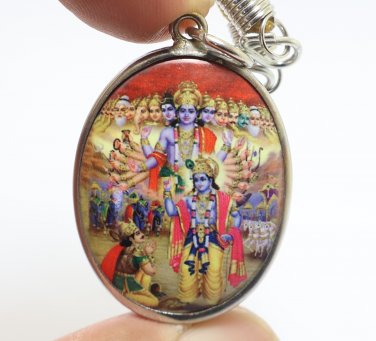 VISHVARUPA BIG PENDANT UNIVERSAL OMNI FORM OF GOD DEITY VISHNU HINDU MAHABHARATA