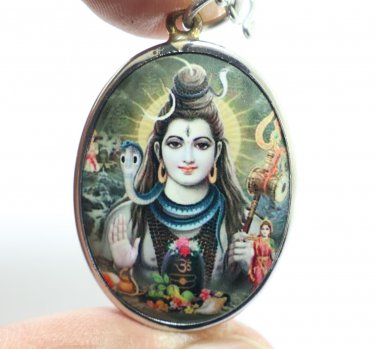 LORD SHIVA MAHADEV OM BIG PENDANT ENERGIZED MAHADEVA GREAT GOD SIVA HINDU LOCKET
