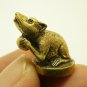 MUSHIKA MINI STATUE FIGURINE MOUSE MOUNT RAT OF LORD GANESHA SUCCESS GOD AMULET