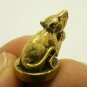 MUSHIKA MINI STATUE FIGURINE MOUSE MOUNT RAT OF LORD GANESHA SUCCESS GOD AMULET