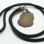 LP PETCH KO PHA NGUN COIN BLESSED 1920 SURAT THANI THAI YANT BUDDHA CROWN AMULET