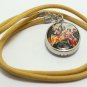 LORD SHIVA PARVATI GANESHA BIG PENDANT GOD SIVA FAMILY OM VISHNU BLESSING LOCKET