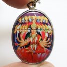 DURGA VISHVARUPA ADI PARASHAKTI HINDU GODDESS OM MIRACLE REAL AMULET OHM PENDANT