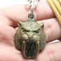 MAGIC SABERTOOTH TIGER LP SUD BLESSED 1970 AMULET LUCKY RICH PROTECTION NECKLACE
