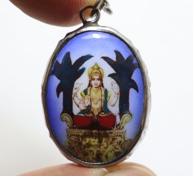 SURYA THE SUN GOD PENDANT HINDU OM CHARM BLESSED CURE HEALING GOOD HEALTH AMULET