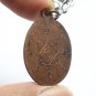 LP KLAI FIRST BATCH COIN BLESSED 1955 2498 SUCCESS LUCKY RICH THAI BUDDHA AMULET