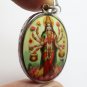 MAHALAKSHMI BIG PENDANT LAXMI DEVI HINDU GODDESS RICH LUCKY LAKSHMI BLESS AMULET