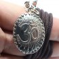 LORD HANUMAN OPEN CHEST SHOW RAMA SITA IN HEART RAMAYANA DEVOTEES OM AUM PENDANT