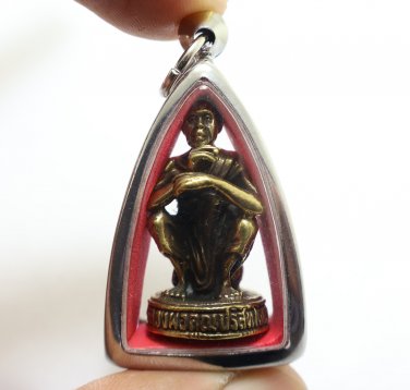 LP KOON AMULET BLESSED 1989 MULTIPLY MONEY RICH THAI KORAT BUDDHA LUCKY PENDANT