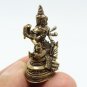 PHRA PHROM MINI BRASS AMULET BLESSED LORD BRAHMA GOD OF CREATION HINDU TRIMURTI