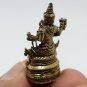 PHRA PHROM MINI BRASS AMULET BLESSED LORD BRAHMA GOD OF CREATION HINDU TRIMURTI