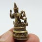 PHRA PHROM MINI BRASS AMULET BLESSED LORD BRAHMA GOD OF CREATION HINDU TRIMURTI