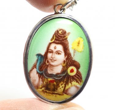 LORD SHIVA MAHADEV OM BLESSED 1980s MAHADEVA GREAT GOD SIVA FUJII KAZE PENDANT