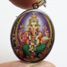 LORD GANESHA GOD OF WISDOM SUCCESS BLESS OM GANESH ENERGIZE FUJII KAZE PENDANT