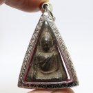 BLACK PHRA NANGPHAYA THAI ANTIQUE NANG PAYA POWERFUL TOP 5 BUDDHA AMULET PENDANT