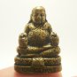 HAPPY BUDDHA MINI STATUE TINY THAI AMULET SANGKAJAI HOTEI BUDAI LUCKY MONEY RICH