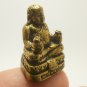 HAPPY BUDDHA MINI STATUE TINY THAI AMULET SANGKAJAI HOTEI BUDAI LUCKY MONEY RICH