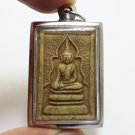 LP MOON BLESSED 2000 PHRA SOMDEJ OPEN CURTAIN POR KUAY MAGIC YANT THAI AMULET 4