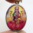 MAA LAKSHMI LAXMI DEVI HINDU GODDESS RICH LUCKY BLESSED PENDANT ENERGIZED AMULET