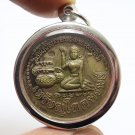 NANGKWAK POKASUP LP MOON LADY CALL MONEY LUCKY BO LEAF YANT THAI AMULET PENDANT