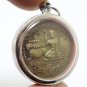NANGKWAK POKASUP LP MOON LADY CALL MONEY LUCKY BO LEAF YANT THAI AMULET PENDANT