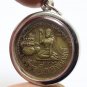 NANGKWAK POKASUP LP MOON LADY CALL MONEY LUCKY BO LEAF YANT THAI AMULET PENDANT