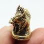 COW AND CALF MINI BRASS AMULET BLESSED STATUE STRONG PROTECTION LUCKY FIGURINE