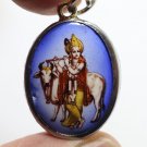 KRISHNA SUPREME GOD OF COMPASSION TENDERNESS LOVE BLESS OM PENDANT AMULET LOCKET