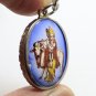 KRISHNA SUPREME GOD OF COMPASSION TENDERNESS LOVE BLESS OM PENDANT AMULET LOCKET