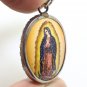 VIRGIN MARY OF GUADALUPE BACK CROSS HEALING COMFORT GUIDANCE PROTECTION PENDANT