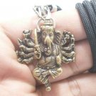LORD GANESHA GANESH GOD OF SUCCESS LUCKY GANAPATI VINAYAKA RARE PENDANT NECKLACE