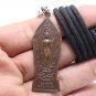 PHRA LEELA WALKING BUDDHA ON MAGIC LOTUS LUCKY PENDANT THAI PROTECTION AMULET
