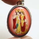 RADHA KRISHNA SUPREME GOD GODDESS OF COMPASSION TENDERNESS OM FUJII KAZE PENDANT