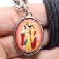 RADHA KRISHNA SUPREME GOD GODDESS OF COMPASSION TENDERNESS OM FUJII KAZE PENDANT