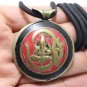 LORD GANESHA OM TIBET VINTAGE GOD PENDANT TURQUOISE BLESSED HINDU MANTRA TIBETAN
