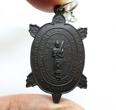 LP LIEW BLESSED 1994 SIVALI MAGIC TURTLE PENDANT THAI AMULET LUCKY RICH SUCCESS